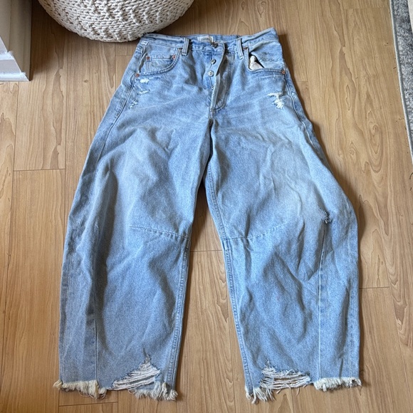 Citizens Of Humanity Denim - Citizens Of Humanity Distressed Blue Jeans